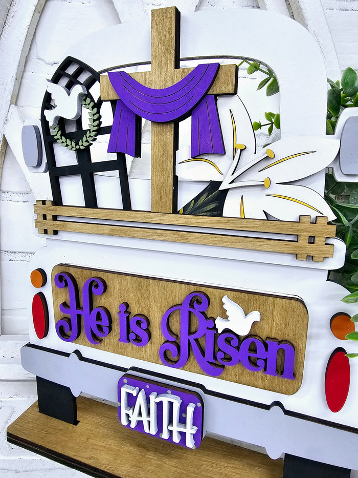 He is Risen Truck Inserts
