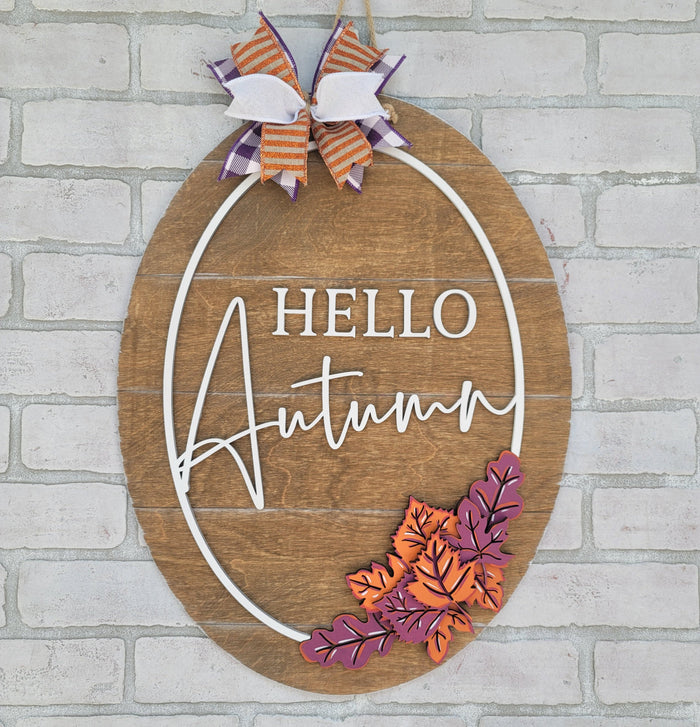 Hello Autumn Door Hanger- wholesale