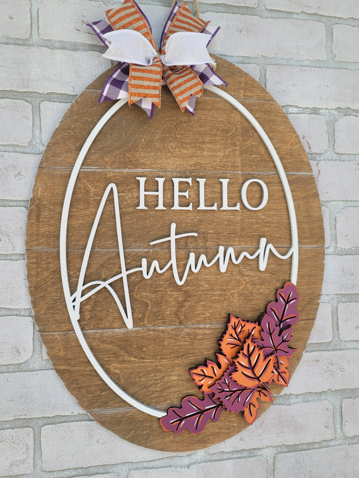 Hello Autumn Door Hanger- wholesale