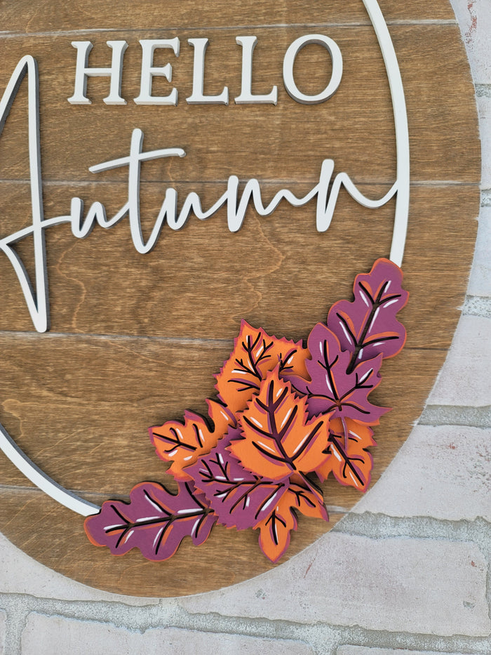 Hello Autumn Door Hanger- wholesale