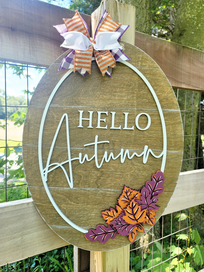Hello Autumn Door Hanger- wholesale
