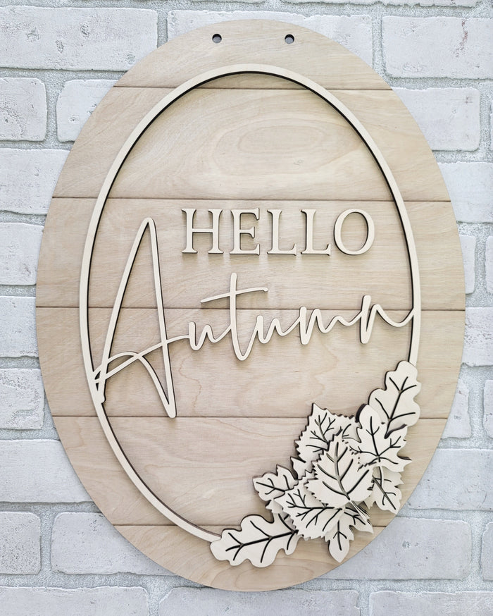 Hello Autumn Door Hanger- wholesale