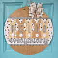 Hello Everybunny Dots Door Hanger-wholesale