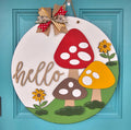 Hello Mushroom Trio Door Hanger-wholesale