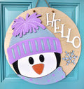 Hello Penguin Door Hanger-wholesale