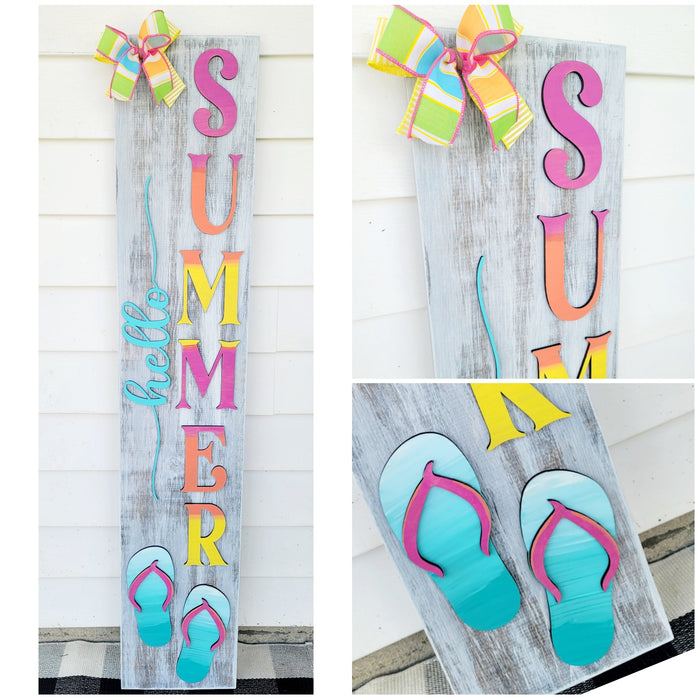 Hello Summer Porch Leaner- wholesale