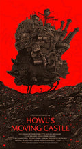 Howls Moving Castle Olly Moss poster