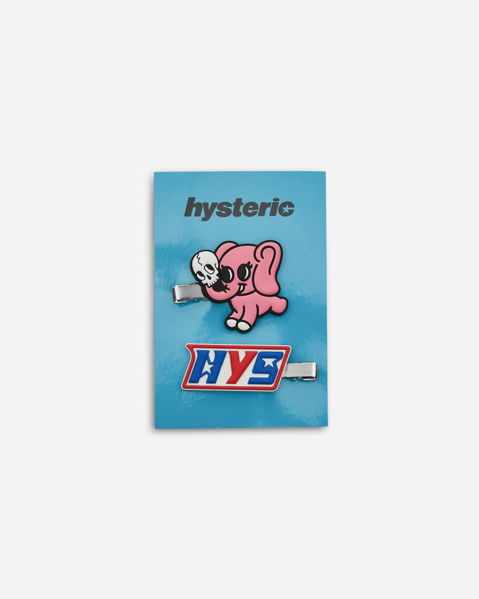 Hysteric Glamour Wmns Hys Elephant Hair Clip Pink Grooming and Beauty Hair Lotions and Accessories 01251QG11 30