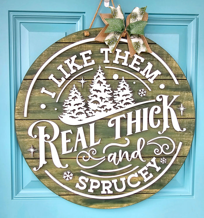I like them Real Thick & Sprucey Door Hanger- wholesale