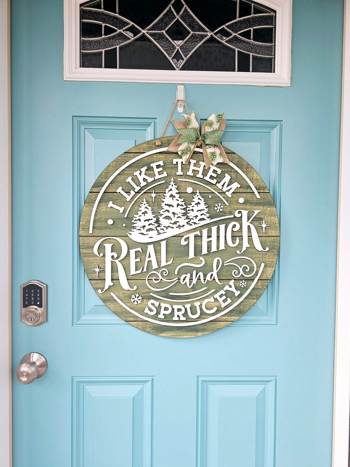 I like them Real Thick & Sprucey Door Hanger- wholesale
