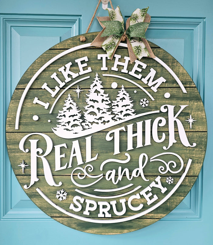 I like them Real Thick & Sprucey Door Hanger- wholesale