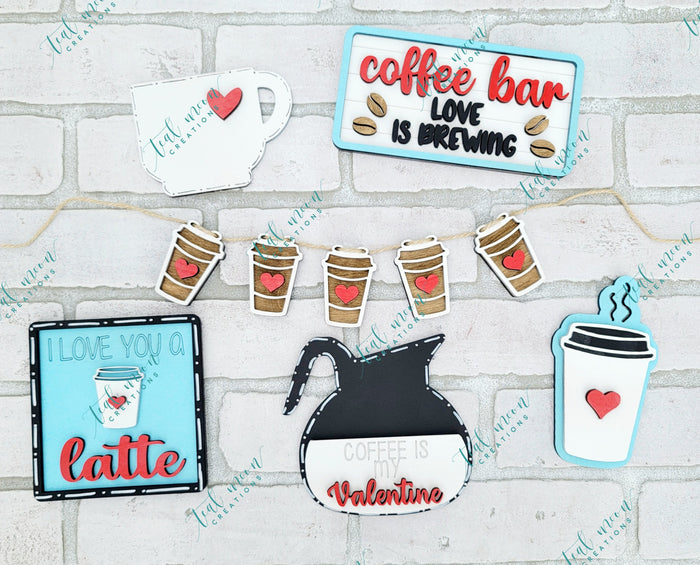 I Love You a Latte Tiered Tray Set- wholesale