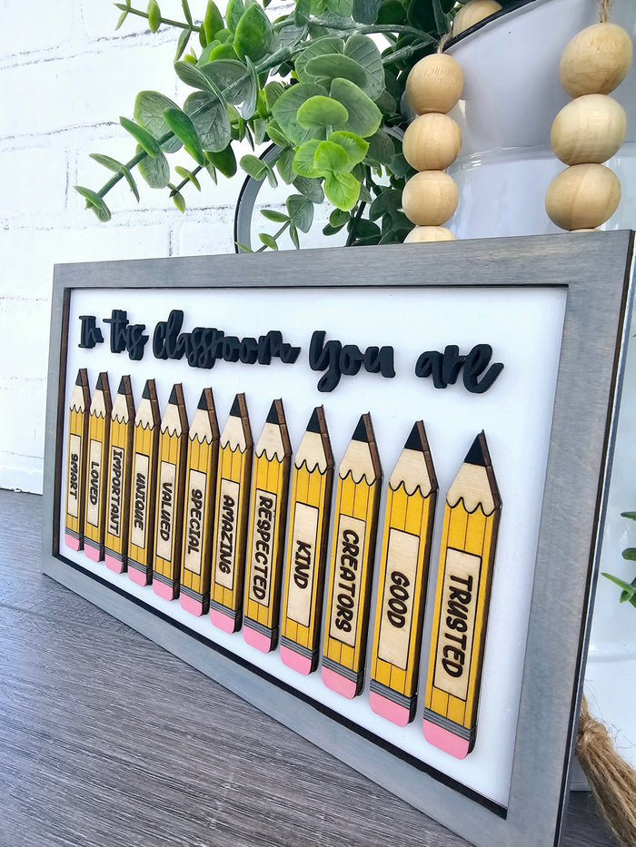 In this Classroom Sign-wholesale
