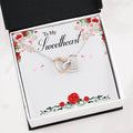 Interlocking Hearts Necklace to Sweetheart