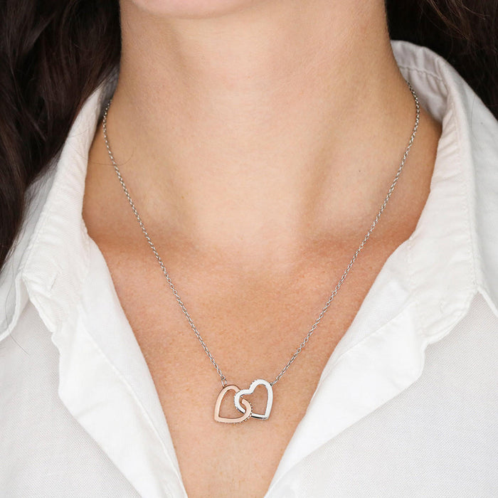 Interlocking Hearts Necklace to Sweetheart