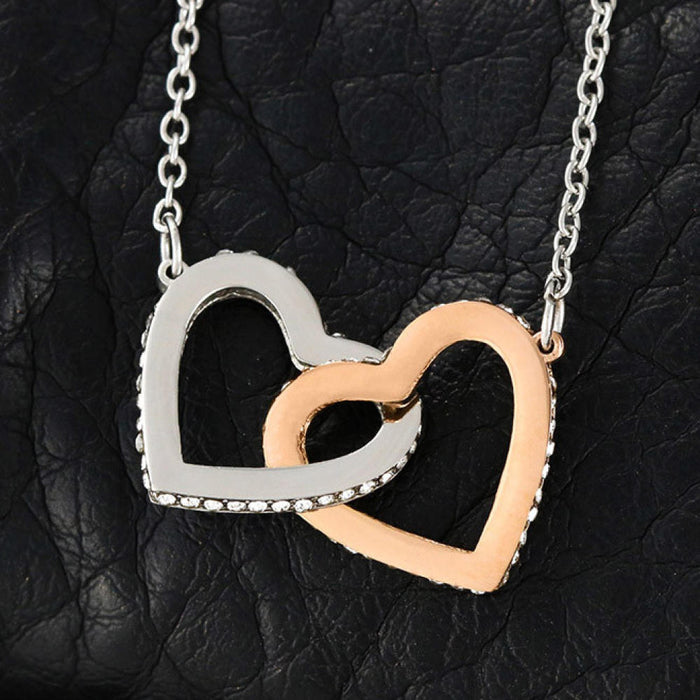 Interlocking Hearts Necklace to Sweetheart