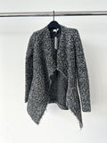 IRO Boucle Campi Drape Knit Jacket
