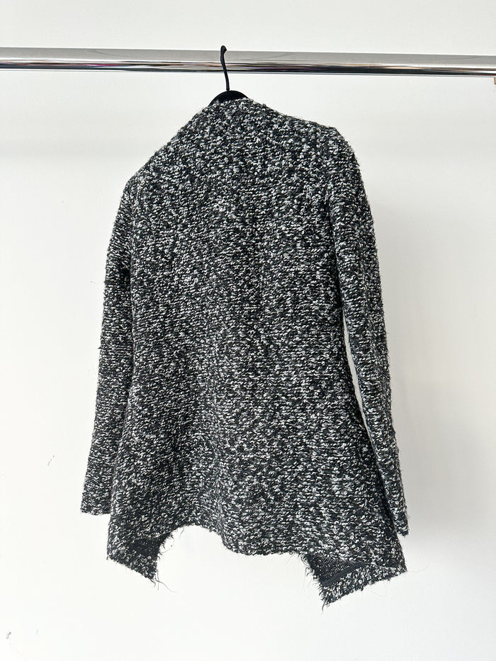 IRO Boucle Campi Drape Knit Jacket