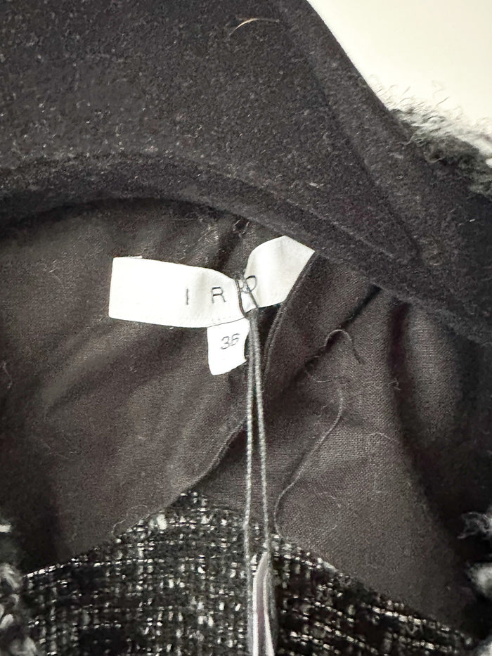 IRO Boucle Campi Drape Knit Jacket