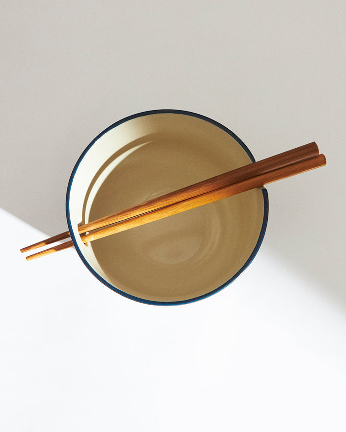 Jaipur backyard Bowl & Chopsticks Set