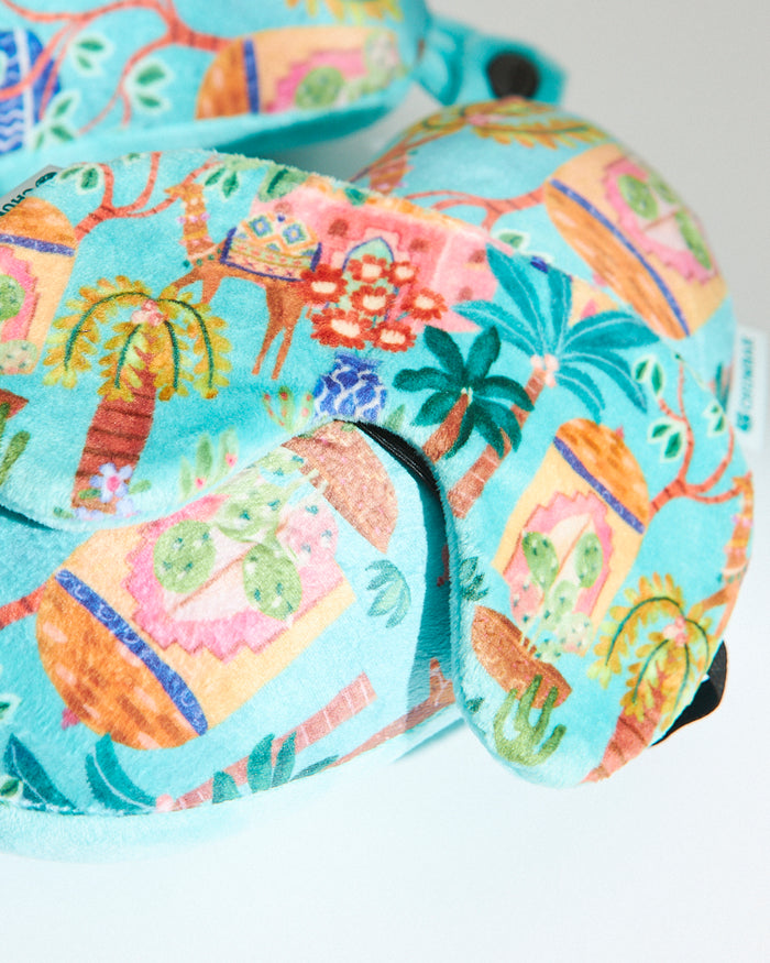Jaipurscape Travel Pillow with Eye Mask | Digital Nomad