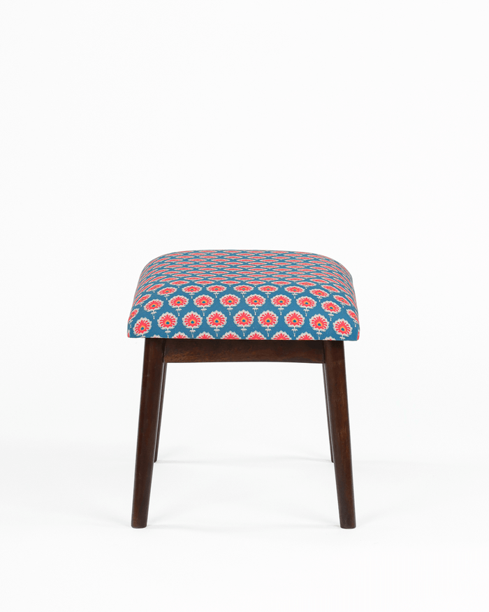 Chumbak Jodhpur Bench Small - Blue Ikkat