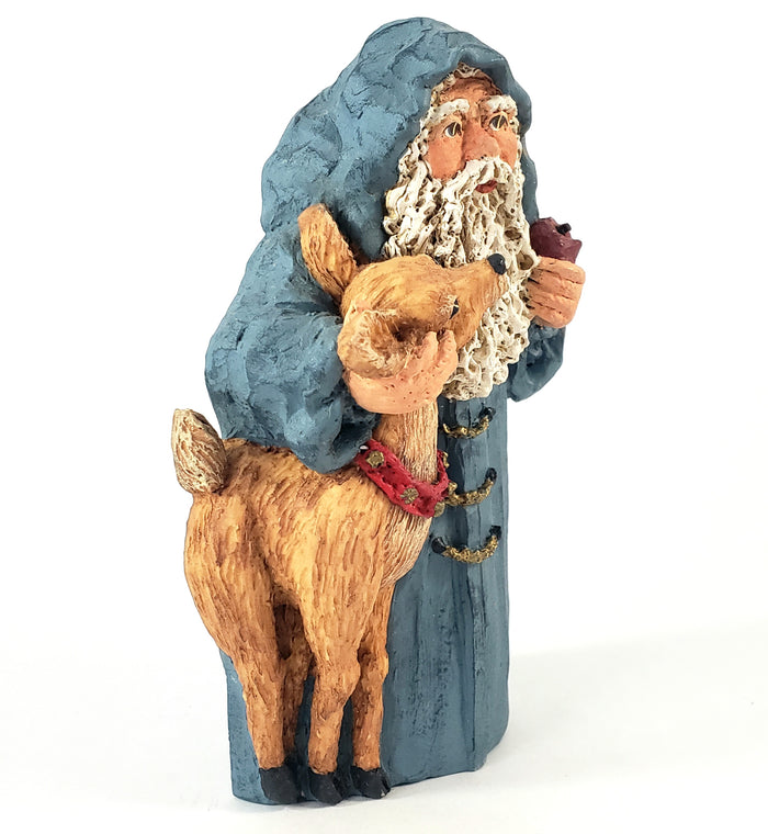 June McKenna Flat Back Christmas Figurine - Ornament Christmas Treat 1992
