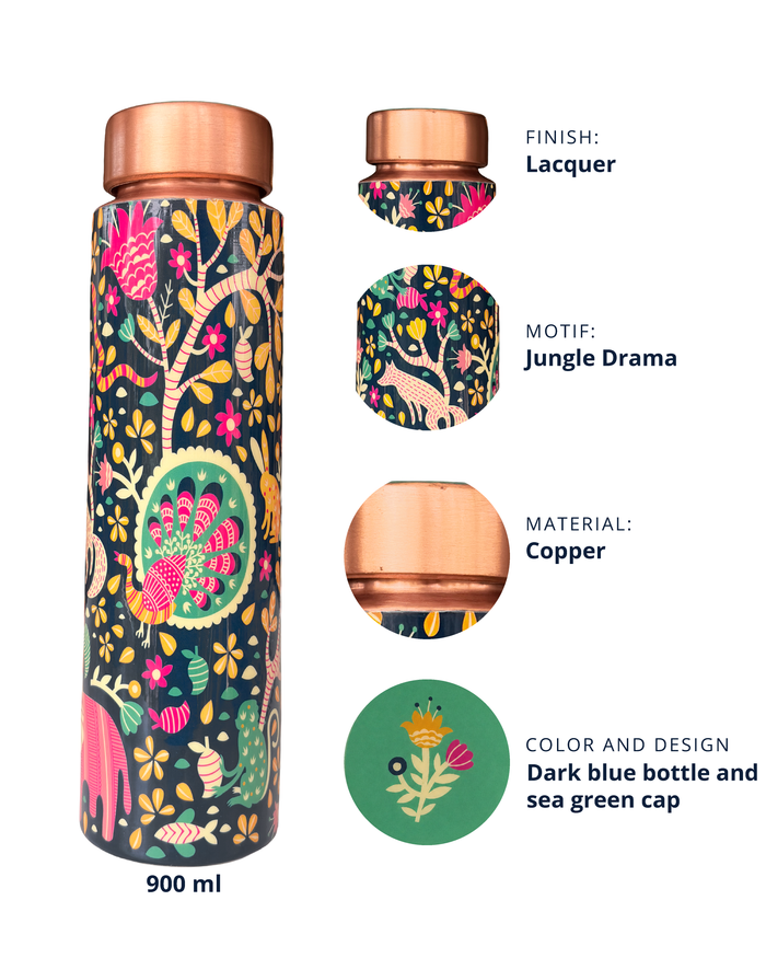 Jungle Drama Copper Bottle | 900 ml