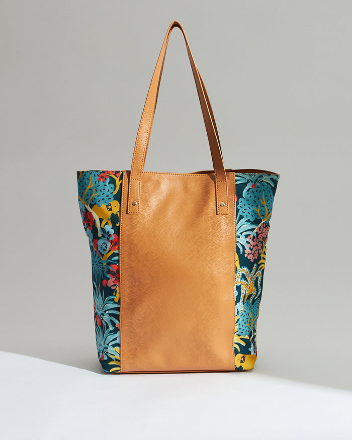 Jungle Drama Tassel Tote