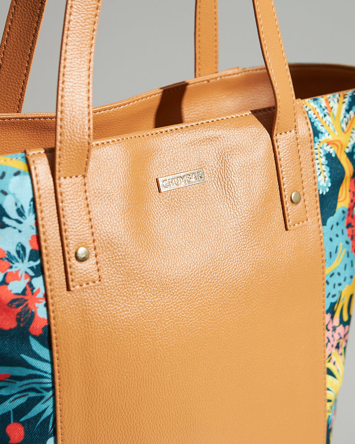 Jungle Drama Tassel Tote
