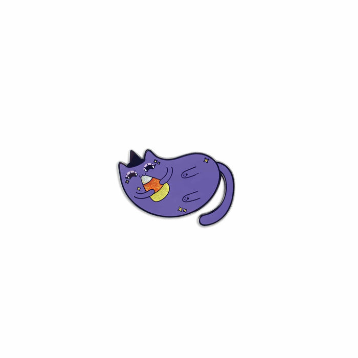 Kawaii Candy Corn Kitty Enamel Pin