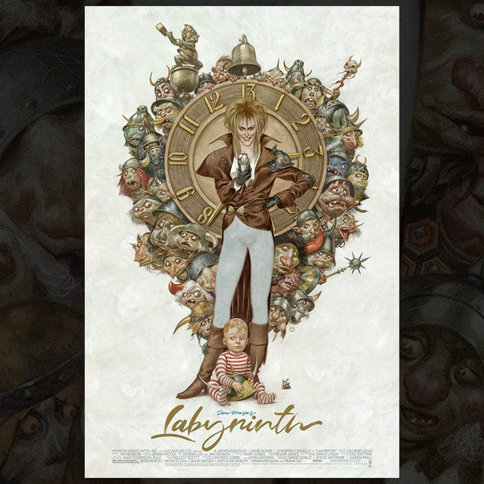Labyrinth Screenprinted Poster