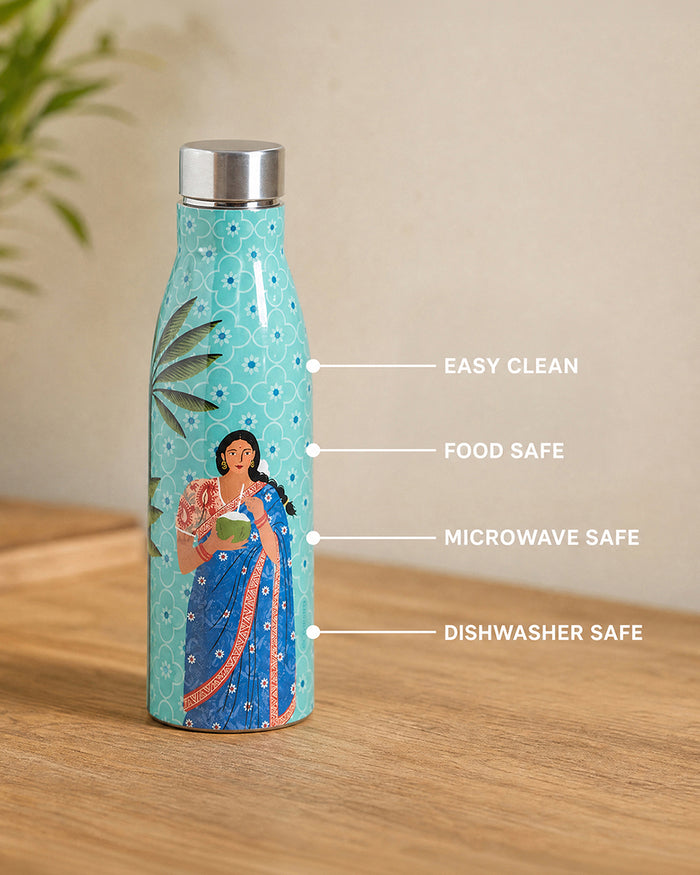 Lady Chettiar Steel sipper