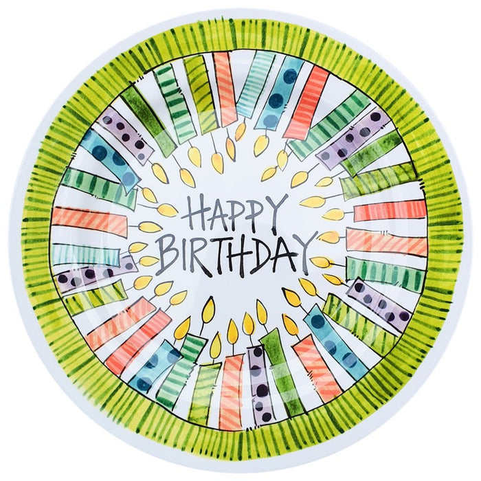 Large Charger - Birthday Candles - Findlay Rowe Designs