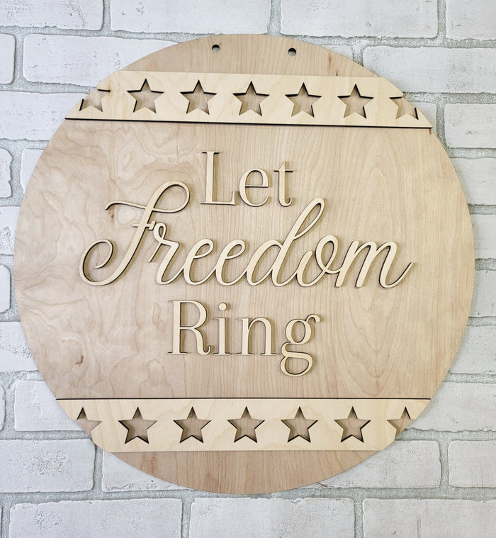 Let Freedom Ring Door Hanger- wholesale