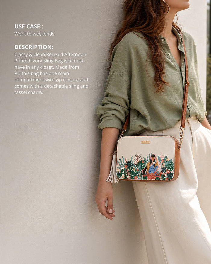 Live Slow Sling Bag