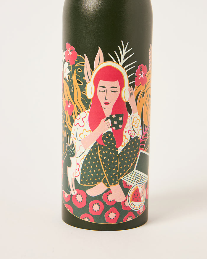 Live Slow Thermos Bottle, 700ml