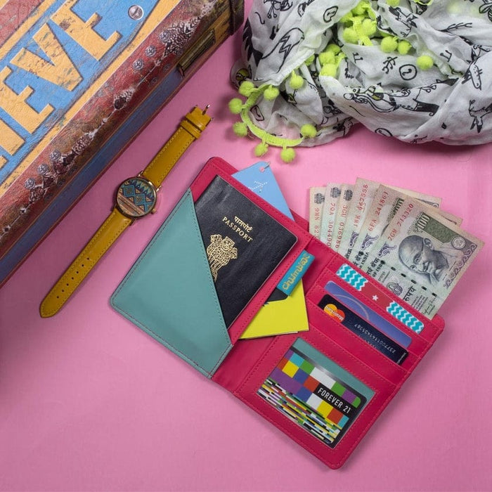 Chumbak Live To Travel Passport Holder