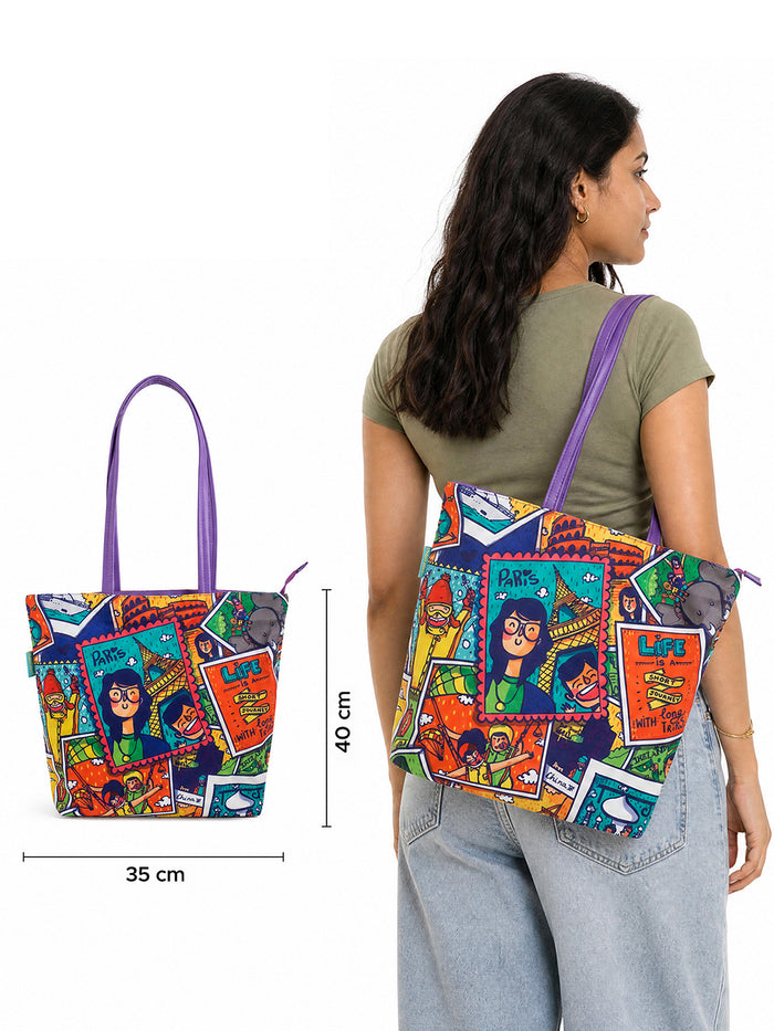 Live To Travel Tote Bag