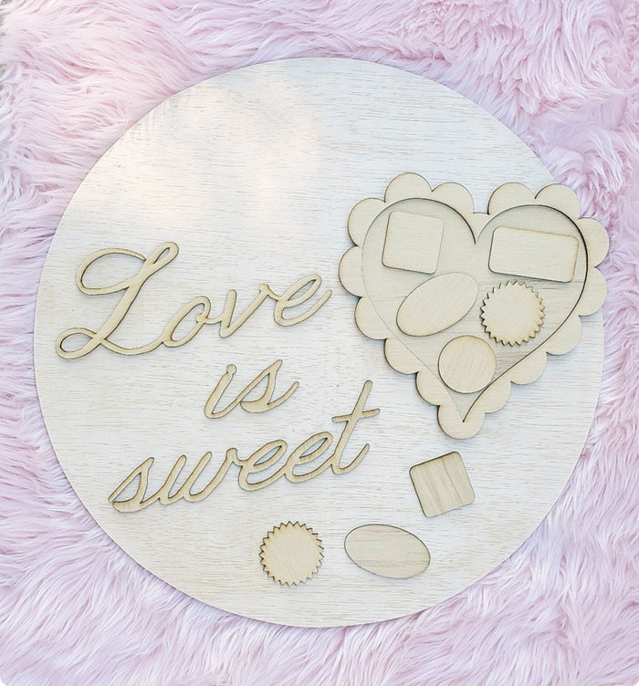 Love Is Sweet Door Hanger- wholesale