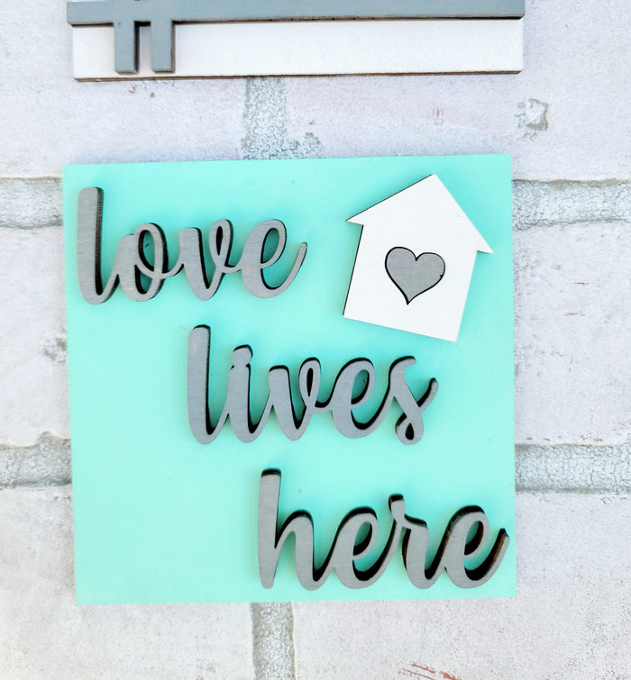 Love Lives Here- Set of 3- wholesale