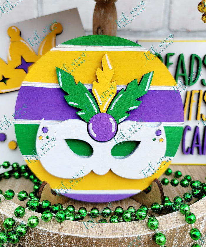 Mardi Gras Tiered Tray Set- wholesale
