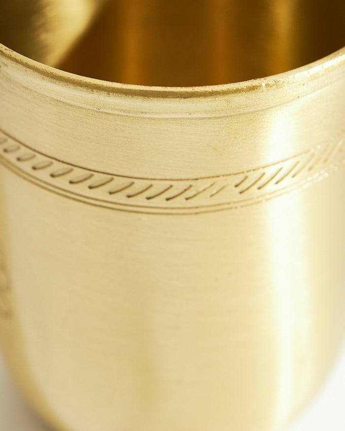 Marigold Brass Tumbler