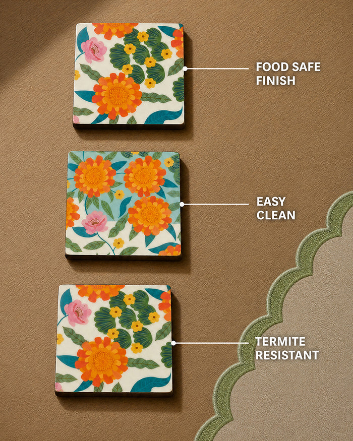 Marigold Coasters  (Set of 6)