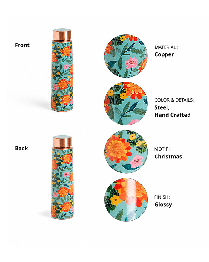 Marigold Copper Bottle, 900 ml