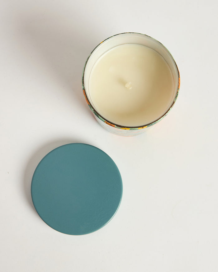 Marigold Soy Wax Candle, Mixed Floral