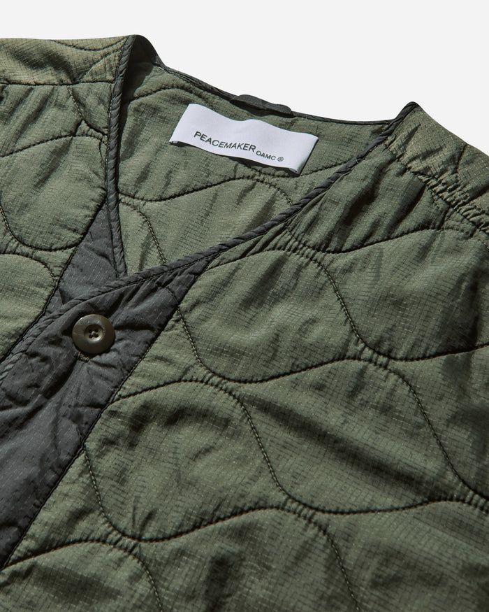 OAMC Peacemaker Combat Liner Forest Night Coats and Jackets Jackets PCM1OJ01ANY001057 FGRN