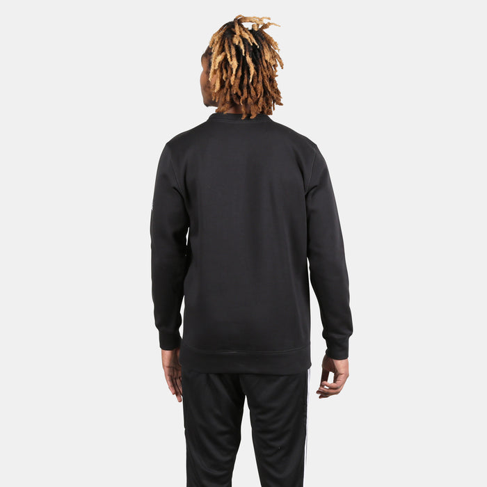 Rear view of the Adidas Men's Fleece Crew.