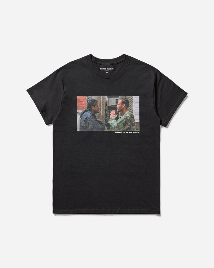 Skate Musik Skate Muzik X Ghost Dog P.E.A.C.E. Tee Black T-Shirts Shortsleeve GHOSTDOGPEACE BLACK