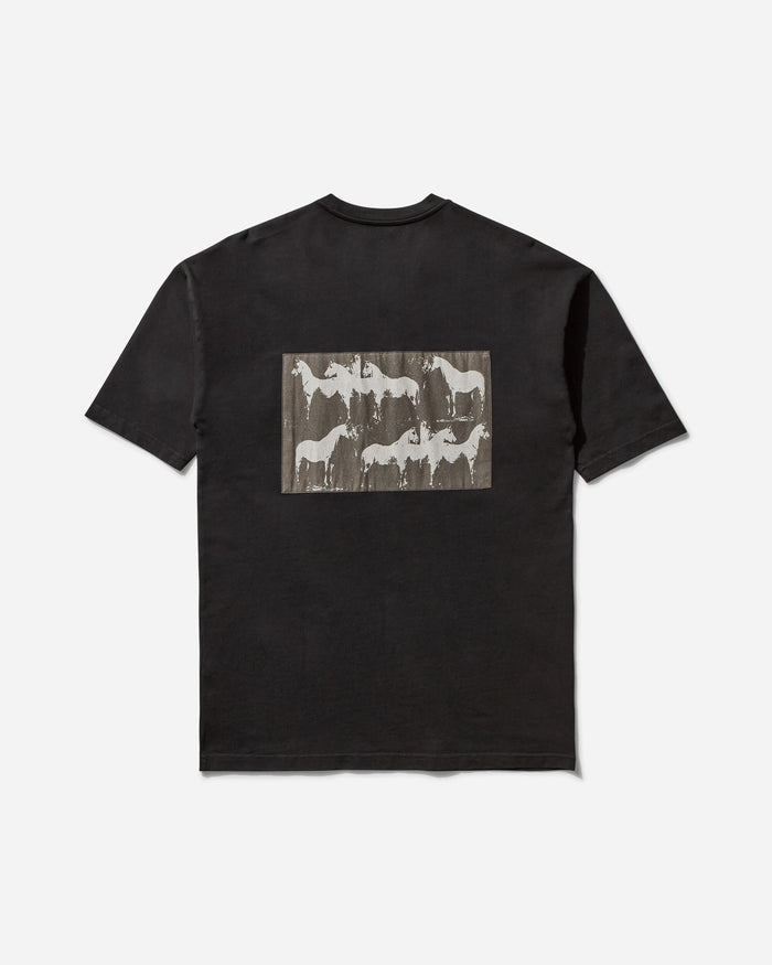 OAMC Loose Fit Tee With Printed Patch Black T-Shirts Shortsleeve OA5SMH01APJE501999 999